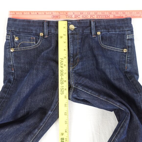 Fidelity Denim Skip Low Rise Flare Jeans Women's 32 (34x31) Made in USA - Picture 11 of 14